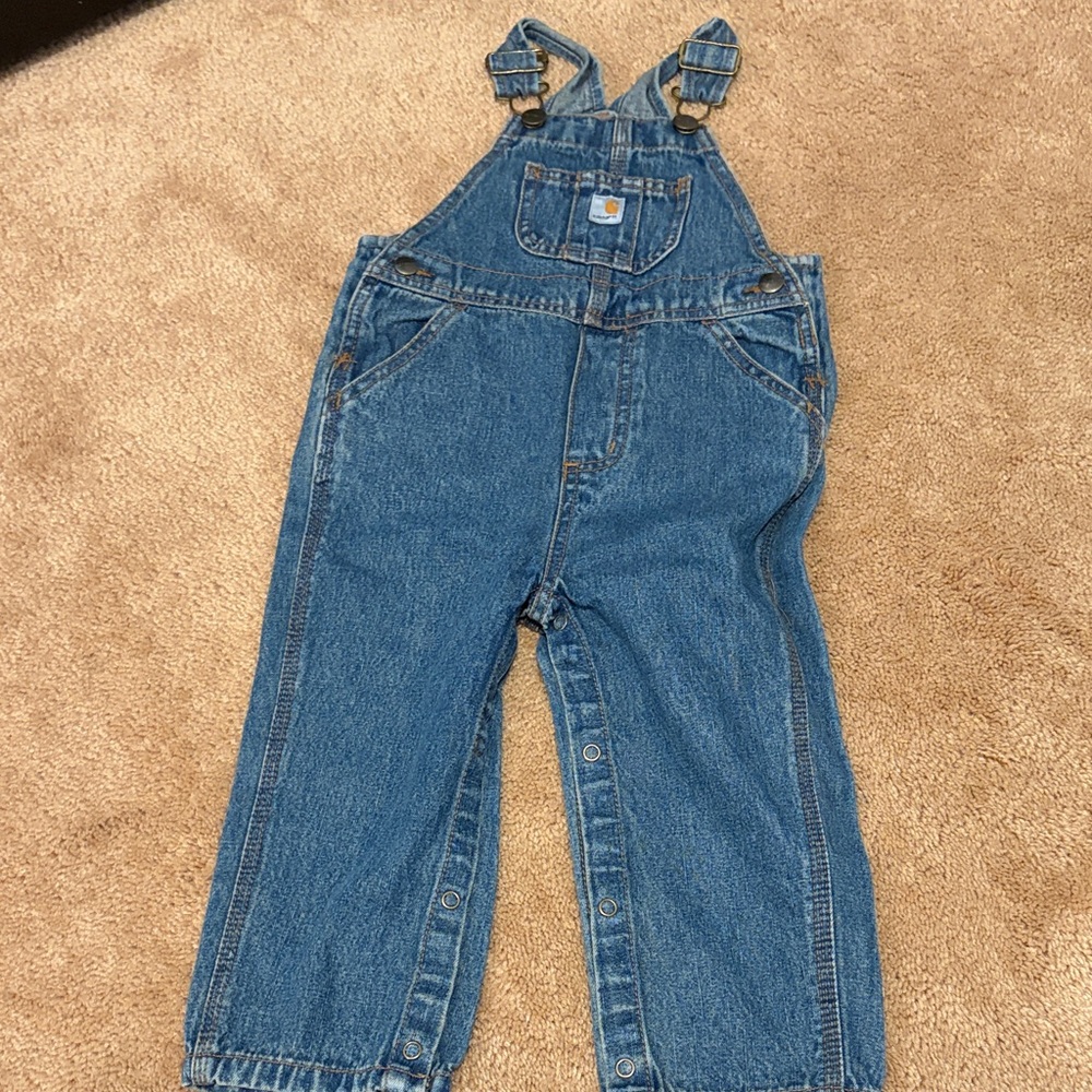 EUC Carhartt boys overalls 24 months